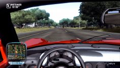 Hier fehlt es der Cockpit-Ansicht deutlich an Details... Im Bild: Test Drive Unlimited