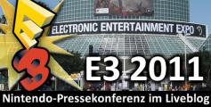 Die Nintendo-Pressekonferenz von der E3 2011 im Livestream und Liveblog. Katha und Dom führen durch das Programm -viel Spaß!