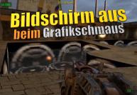 Bildschirm aus beim Grafikschmaus: Üble Fehler sorgen oft für Frust vor dem Bildschirm - oder grandiose Lacher.
