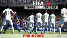 Freistöße in FIFA 13 zu blocken, ist besonders wichtig. Haltet Ausschau nach der besten Möglichkeit.