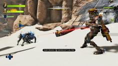 [b]Her damit: [/b]
Geschwächten Gegnern klaut Joule den Kern mithilfe ihrer Seilwinde. Die erbeuteten Cores nutzt sie, um ihre Roboter zu verbessern. (Xbox One)