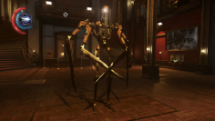 [b]Mechanischer Soldat: [/b]
Jindoshs Erfindungen haben vorne und hinten am Kopf Kameras. Ihnen in den Rücken zu fallen, ist also ein ziemlich unkluger Plan! (PS4)