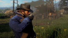In Red Dead Redemption 2 kann man auch einfach mal nur gemütlich einen heißen Kaffee trinken. 