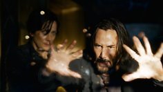 Keanu Reeves in Matrix 4.