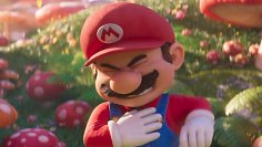 Mario hat Schmerzen im Film.