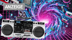 Rücksturz in die 80er: Ghettoblaster von Medion mit Kassette, CD, Bluetooth bei Amazon nie billiger