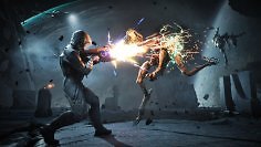 Das von ehemaligen Bioware-Entwicklern stammende Sci-Fi-RPG Exodus möchte bei Quests einiges besser machen als die Mitbewerber. Das Bild zeigt eine Kampfszene aus dem Spiel.