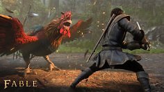 30 Minuten Gameplay aus Fable zeigen Neues zu Reputation, sozialer Interaktion, Immobilien, Geschäftsfeldern und mehr. Im Bild kämpft der Held gegen einen riesigen Hahn.
