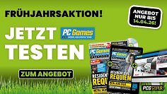 PC Games Frühlingsaktion: 3 Ausgaben im Abo zum absoluten Sparpreis ab 1 Euro pro Monat!