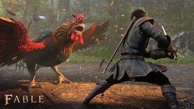 30 Minuten Gameplay aus Fable zeigen Neues zu Reputation, sozialer Interaktion, Immobilien, Geschäftsfeldern und mehr. Im Bild kämpft der Held gegen einen riesigen Hahn.