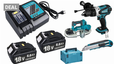 Bis Sonntag nur 64,59€ bei Amazon: 2x 18V-Akku 5,0 Ah + Ladegerät für Makita - auch Werkzeug günstiger