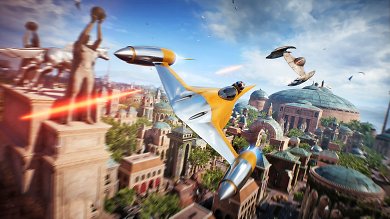 Wir können uns auf eine Mischung aus bekannten und neuen (etwa Theed, Nabos Hauptstadt) Maps freuen. (Battlefront 2)