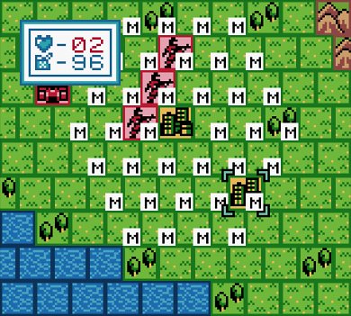 Die alten Game-Boy-Fassungen sind bei Weitem nicht so übersichtlich wie die Versionen für Heimkonsolen.
