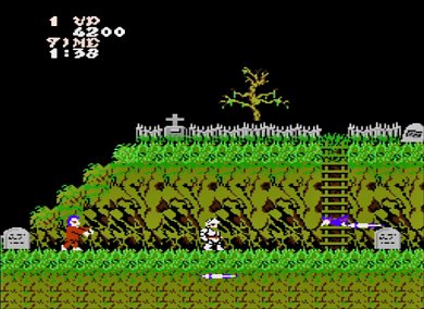 Ghosts ’n Goblins (1985):&nbsp;Das Jump & Run Ghosts ’n Goblins ist schon etwas älter, blieb jedoch vielen Spielern als traumatische Erfahrung in Erinnerung – und zwar nicht nur wegen der hohen Gegnerdichte. Der Witz: Am Ende stellt sich heraus, dass der Teufel sich einen Spaß erlaubt hat und ihr alles noch mal auf einem höheren Schwierigkeitsgrad durchspielen müsst, um zum echten Ende zu gelangen. Der Arcade-Klassiker wurde für zahlreiche Plattformen umgesetzt, darunter C64, Amiga, Atari ST, PC, NES und Game Boy (Color und Advance).&nbsp;