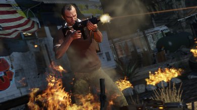 Grand Theft Auto 5
Gewalt, Drogenkonsum, sexuelle Handlungen, organisiertes Verbrechen – und das alles in einem Spiel. Für die chinesischen Behörden sind damit gleich vier rote Linien überschritten. Alle anderen GTA-Teile stehen ebenfalls auf der Schwarzen Liste. Gleiches gilt für artverwandte Spiele wie beispielsweise die Mafia-Reihe, die True-Crime-Serie, Scarface und The Godfather.