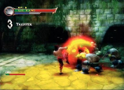 Einmal Steinmonster flambiert, bitte: Kangs Flammenbälle lassen sich ganz easy einsetzen. 