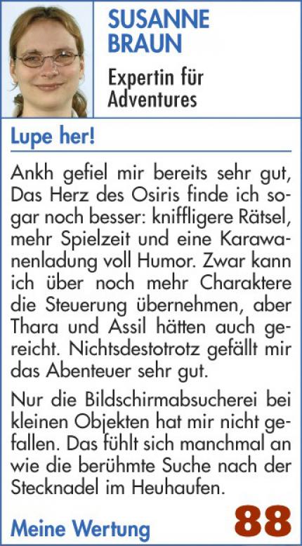 Meinung von Susanne Braun