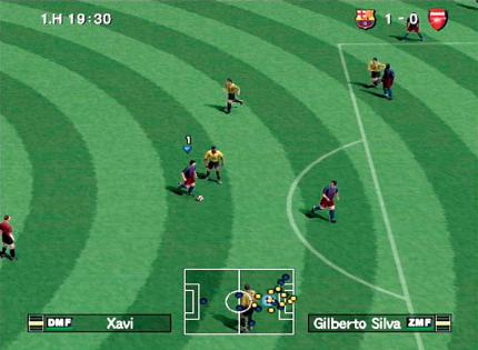 Champions League-Finale: Letztes Jahr gewann der FC Barcelona gegen Arsenal London. (PES 6)