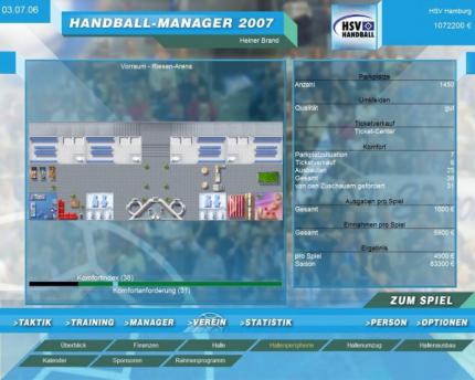Demo-Version zum Handball Manager 2007