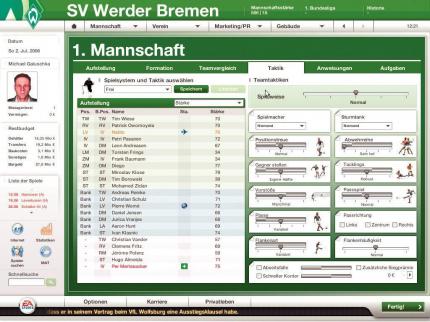 Solide, mehr nicht: Die Taktikabteilung lässt es für einen ansonsten so spielstarken Manager etwas an Feinheiten vermissen. 