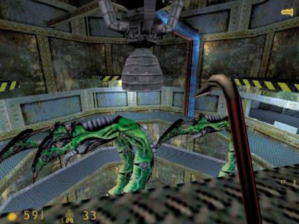 Half-Life (dt.): Die Mutter aller Ego-Shooter begeisterte besonders durch die gescripteten Zwischenereignisse.