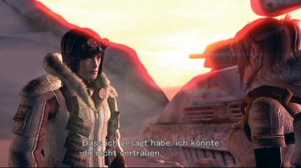Abhandlung: Meistens dienen die Zwischensequenzen nur dazu, endlose Dialoge abzuspulen -- schick sieht das Ganze aber trotzdem aus. (Xbox360) 