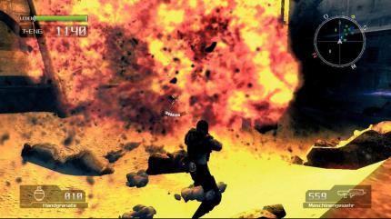 Plastisch, wuchtig, gut -- in Sachen Explosionen und Raucheffekte macht den Capcom-Programmierern keiner was vor. (Xbox360) 