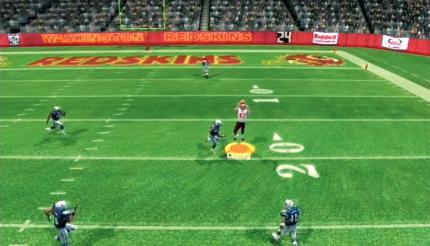 Jumpin' Jack Flash: Halten Sie beide Controller nach oben, streckt sich Ihr Spieler nach dem Ball. (Wii) 