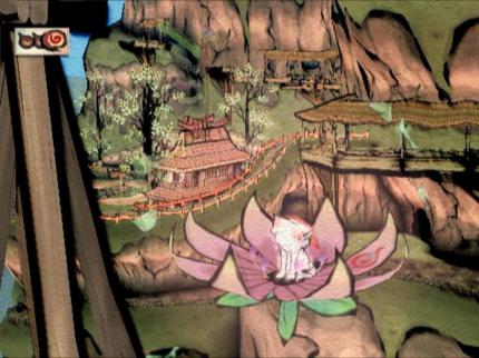 Drahtseilakt: Mit einer bestimmten Pinseltechnik ziehen wir uns an den Blüten hoch. (PS2) 