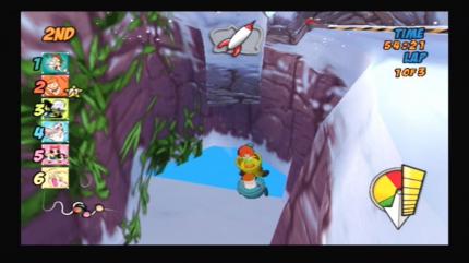 Dieser Screen charakterisiert das ganze Spiel: Absturz!
