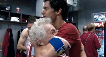 Michael Ballack und Masseur Adi Katzenmeier 