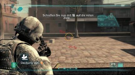Einsteiger machen sich im Tutorial mit der Steuerung vertraut. Aber auch für "GRAW"-Profis gibt's hier Neues zu entdecken. (Xbox360) 