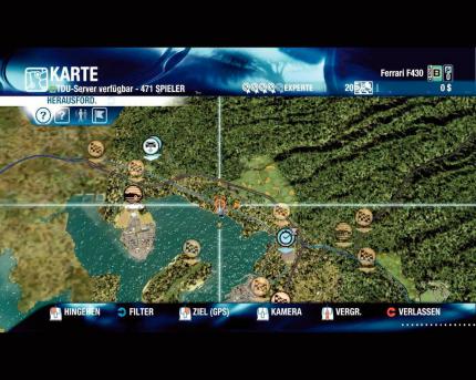 Einen Gamespy-Account vorausgesetzt, können Sie Mehr- und Einzelspielerrennen fahren. Beides ist auf Oahu unter einem Dach vereint. 