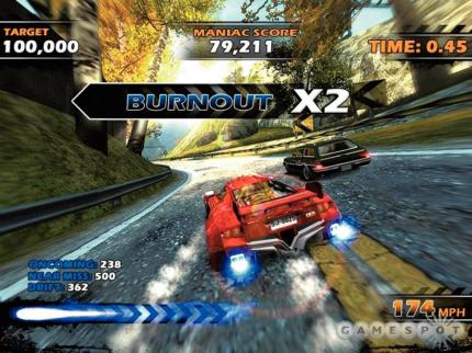 Schnelles Standbild: Leider kommt das Tempo-Feeling im laufenden Spiel nicht so gut rüber. Im Vergleich zur PS2-Version ist das Geschwindigkeitsgefühl eher gediegenes Mittelmaß als eine Sensation. Spielerisch gibt es jedoch nur wenig zu meckern. 