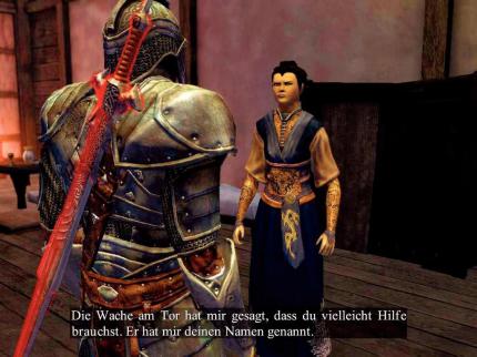 In der Stadt Ashos helfen wir dieser Dame, die ihre Schwester sucht. Die Charaktere sind gut synchronisiert, wirken aber schlecht modelliert. 