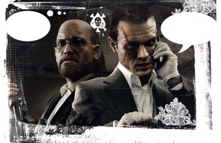 Kane (rechts) und Lynch (links): Füllen Sie die Sprechblasen.