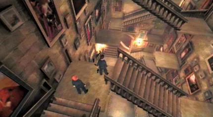 Schön gross: Hogwarts ist wirklich geräumig. Vor allem im Treppenhaus fragt man sich irgendwann mal, wo man denn gerade sein könnte. 
