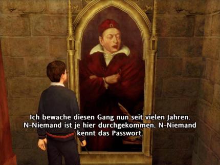 Die sprechenden Porträts haben kleinere Aufgaben und schalten zum Dank Geheimgänge frei.