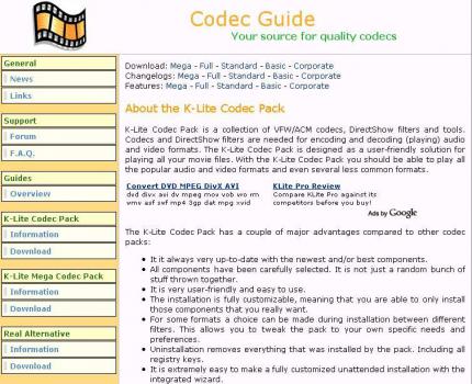Neues Codec-Pack K-Lite 3.3.5 steht zum Download bereit