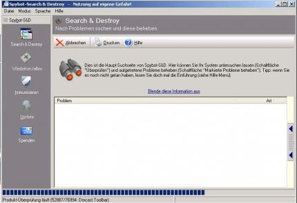 Spybot Search & Destroy Version 1.5.1 erschienen