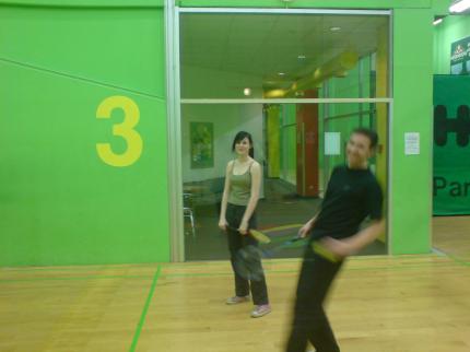 Cynamite im Sportfieber III: Impressionen vom Badminton