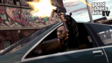 Typisch USA: Ballern ist kein Problem... (GTA IV)