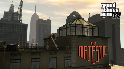 Nicht mehr taufrisch: Das Majestic Hotel im Zentrum Liberty Citys. (GTA IV)