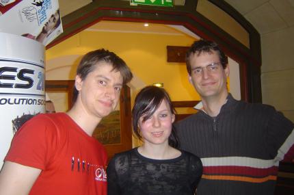 Cynamite und Jan Schlaudraff beim PES Media Cup 2008