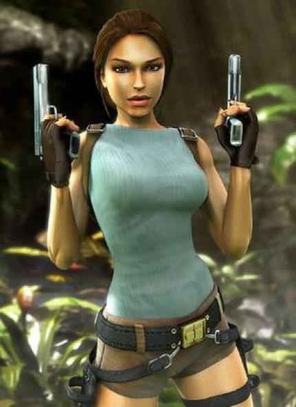 Lara Croft - heute einmal hochgeschlossen