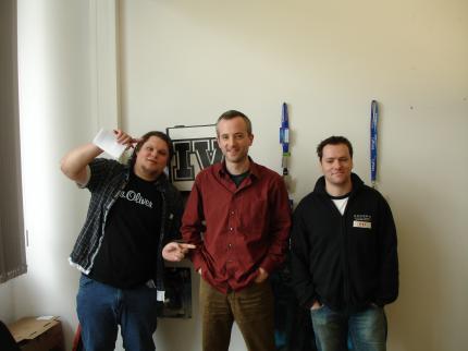 Simon Fistrich, Tobias Hartlehnert, Thomas Szedlak (von links)