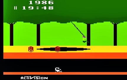 Pitfall war eines der ersten Jump & Run-Spiele.
