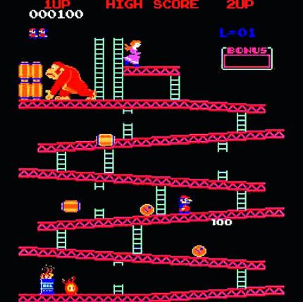 Donkey Kong: Der erste Auftritt war dank genialer Design-Ideen und der beiden Nintendo-Maskottchen ein voller Erfolg. 