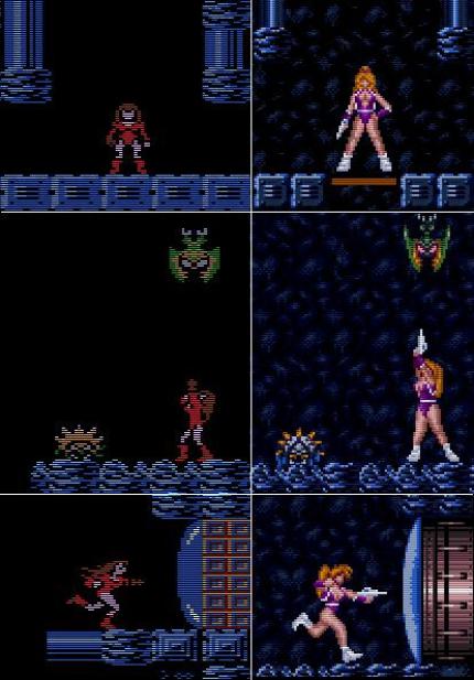 Sexy: Samus im Badeanzug.
