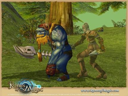 Für große Gegner solltet ihr euch in Runes of Magic zusammentun.